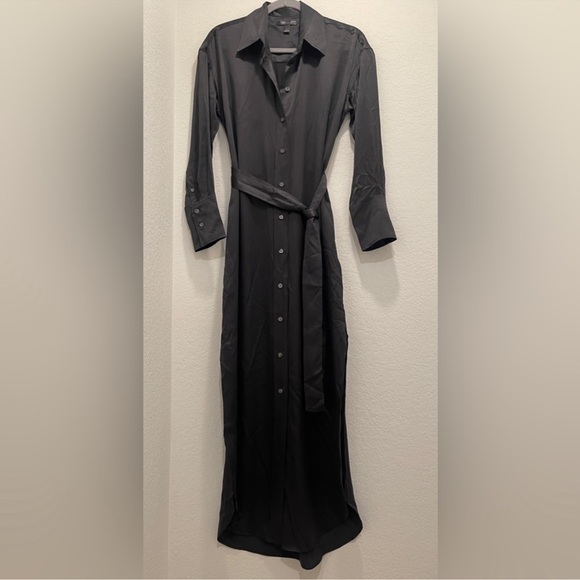 Banana Republic Muse Silk Maxi Shirtdress size Small - Picture 7 of 12